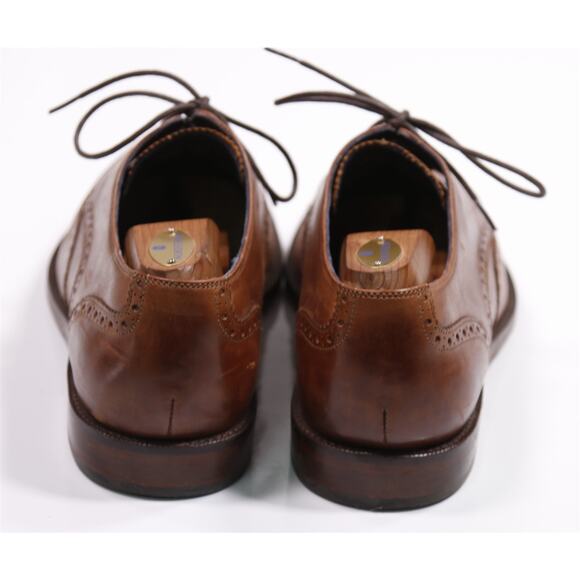 Cole Haan Mens Grand OS Harrison Brown Wingtip Oxford Leather Dress Shoes 11 M main image 4
